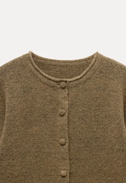 Button Front Knit Sweater Cardigan