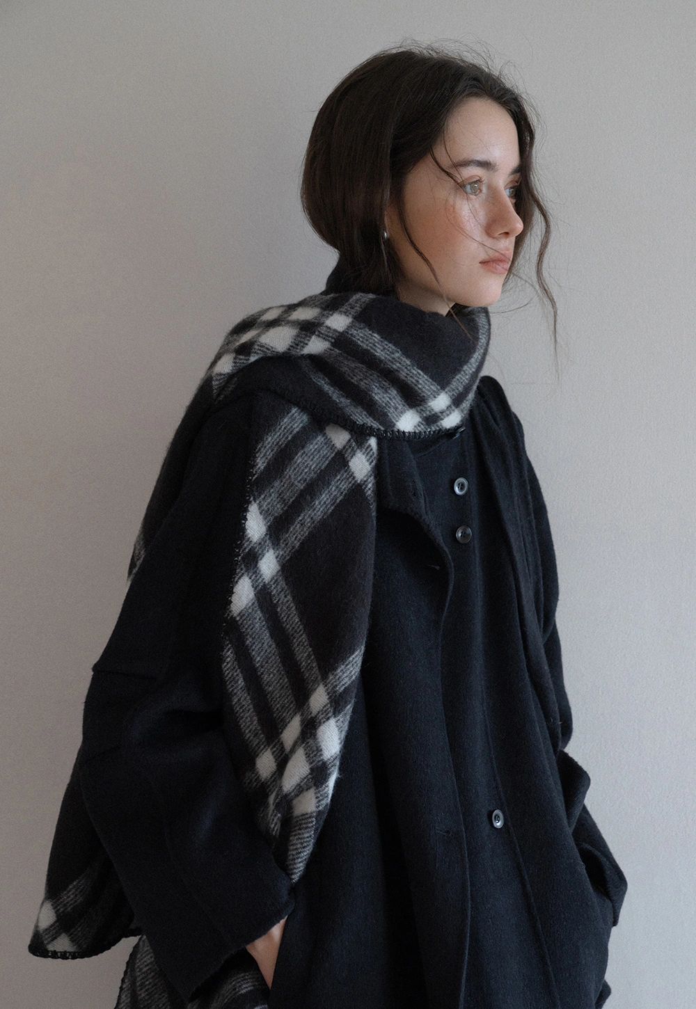 Classic Plaid Warm Shawl Scarf