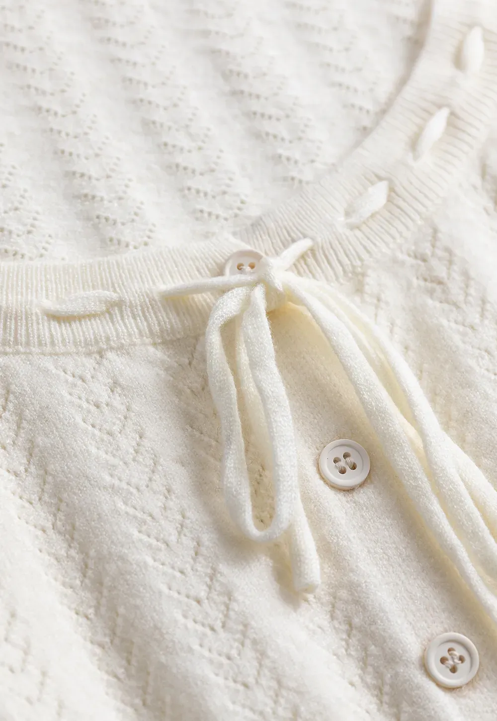 Knit Tie Front Cardigan