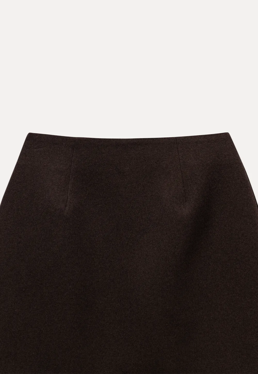Wool Blend Mini Skirt