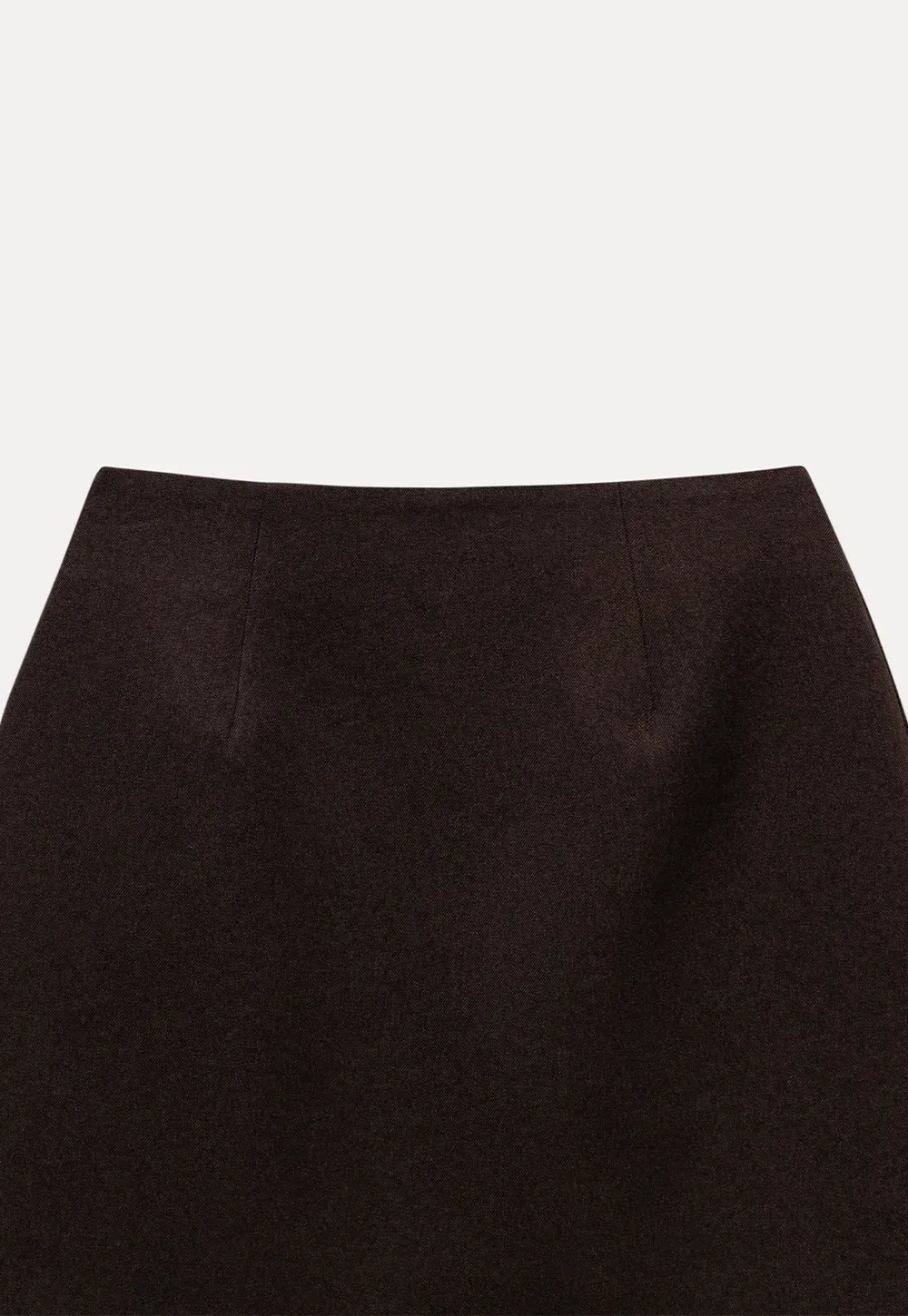Wool Blend Mini Skirt