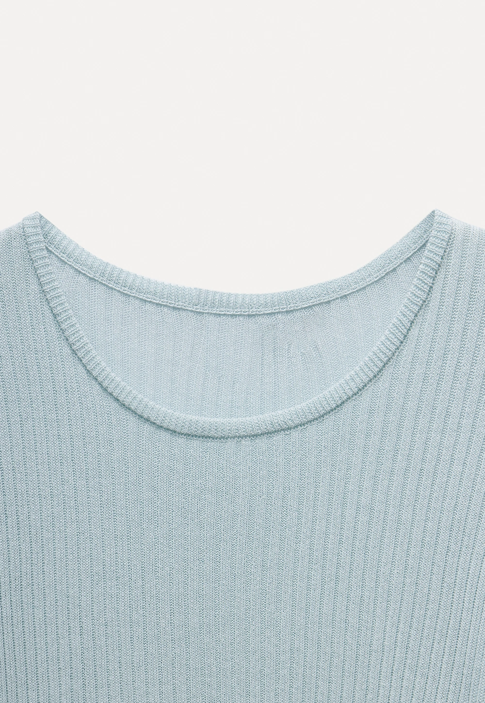 Women's Ribbed Tie-Side Top