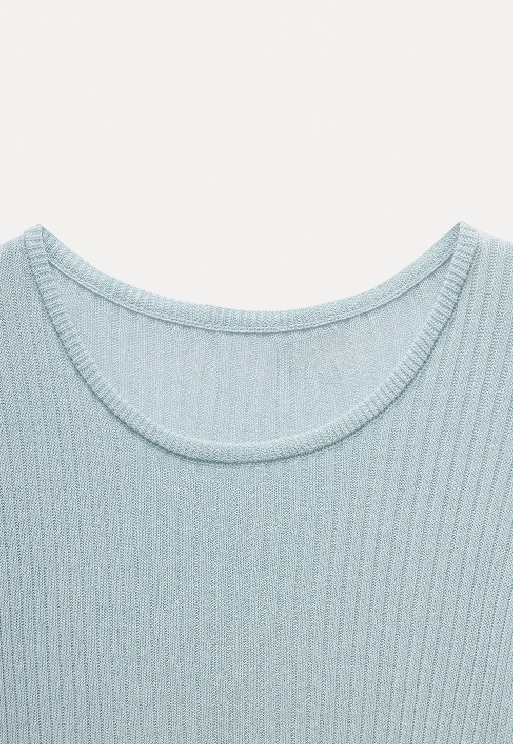 Women's Ribbed Tie-Side Top