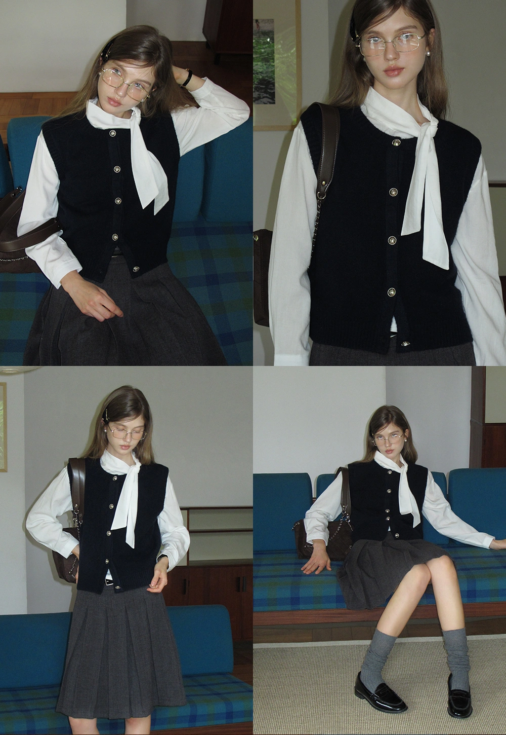 Womens Knit Sweater Vest