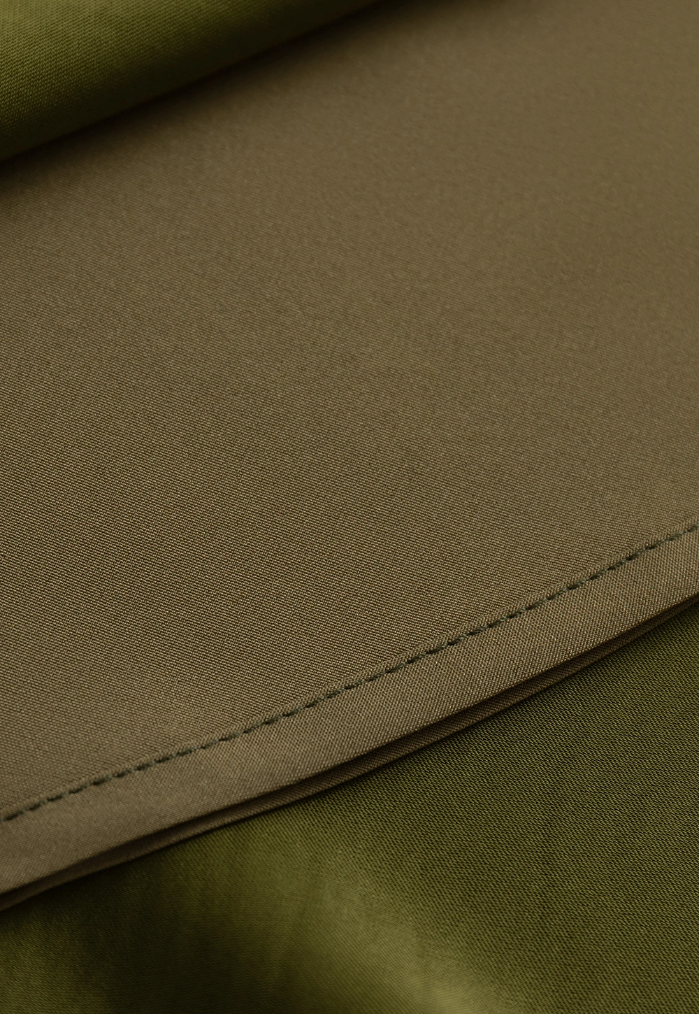 Elegant Satin Midi Skirt