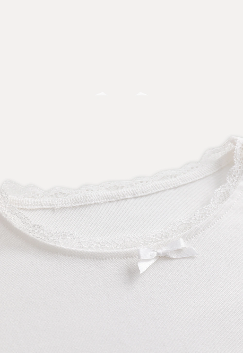 Womens White Long Sleeve Top