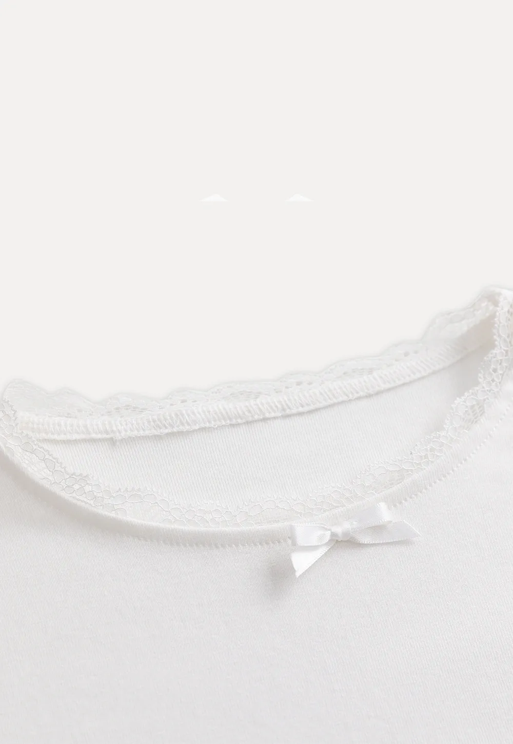 Womens White Long Sleeve Top