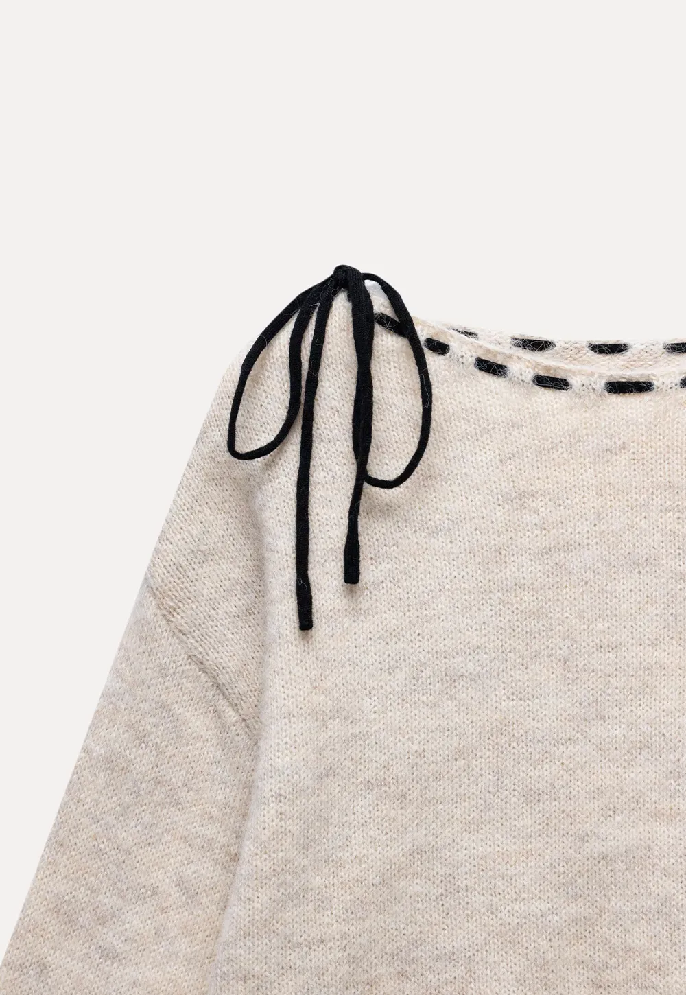 Bow Detail Knit Sweater
