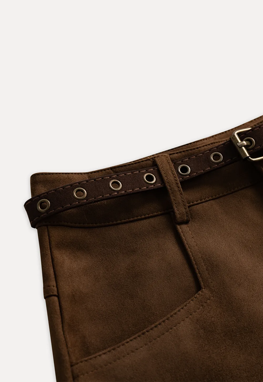 Belted Pocket Shorts