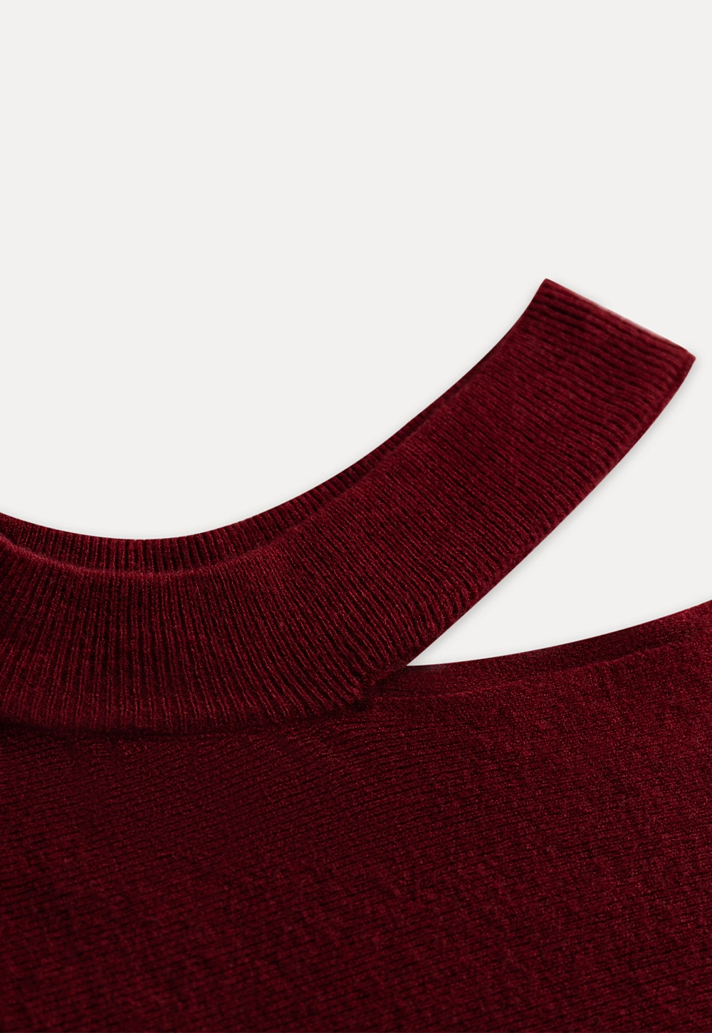 Off Shoulder Strap Detail Pullover