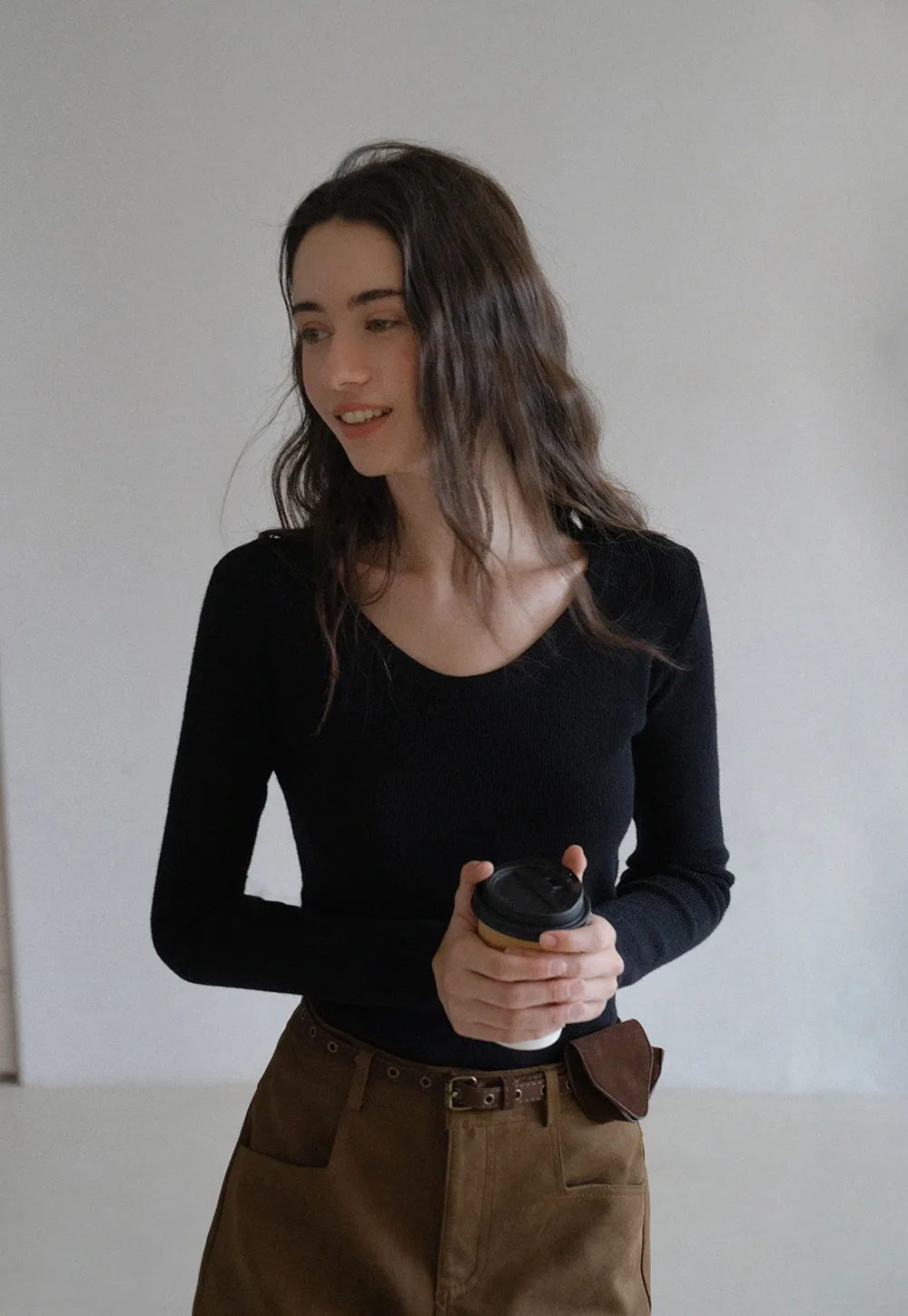 Basic Crew Neck Knit Sweater