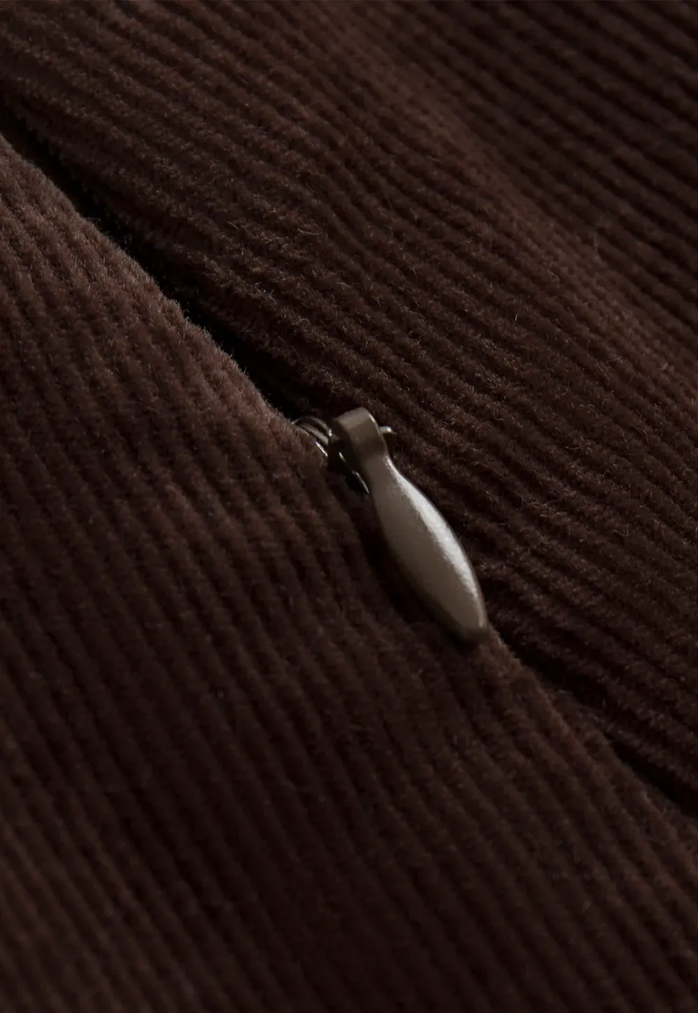 Corduroy Button Front Mini Skirt