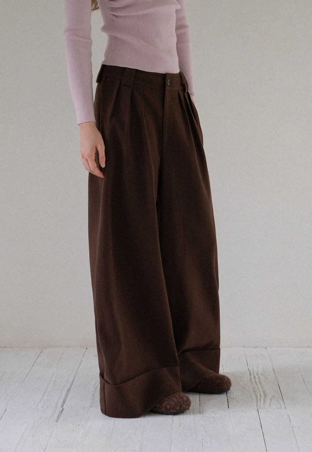 Women High Waist Wide Leg Pants