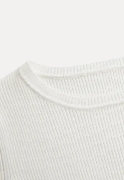 Women Minimalist Knit Long Sleeve Slim Fit Sweater