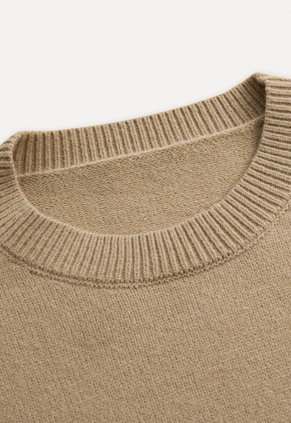 Women Faux Layered Sweater with Scarf Collar