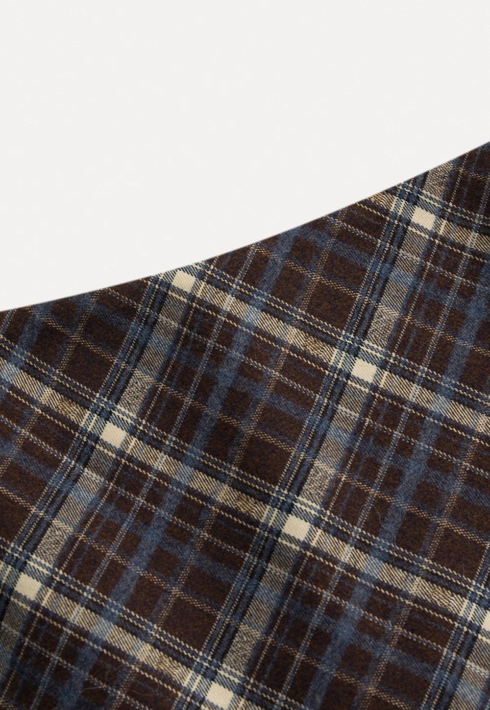 Women Vintage Check Short Skirt