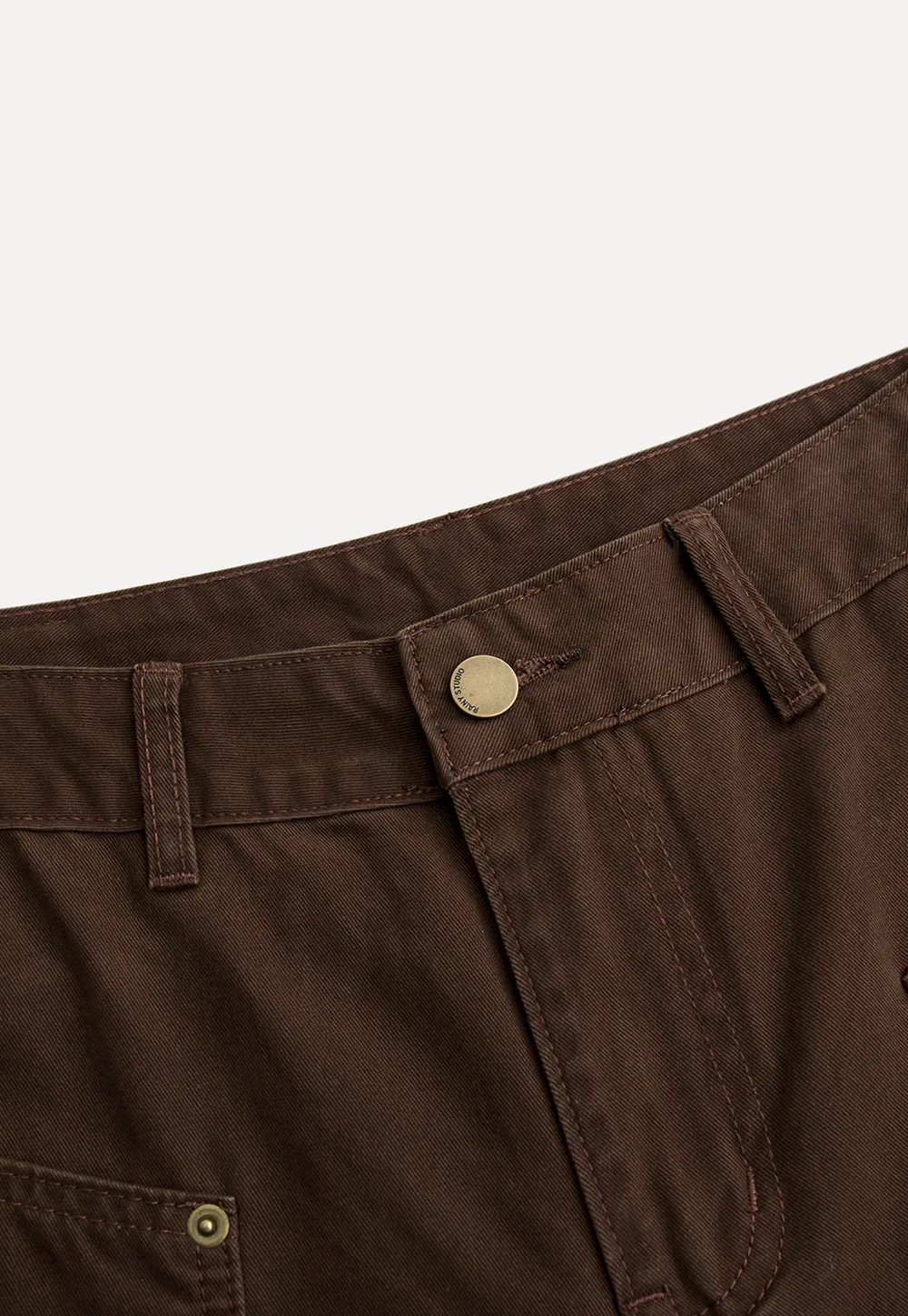 High-Waist Wide-Leg Utility Pants