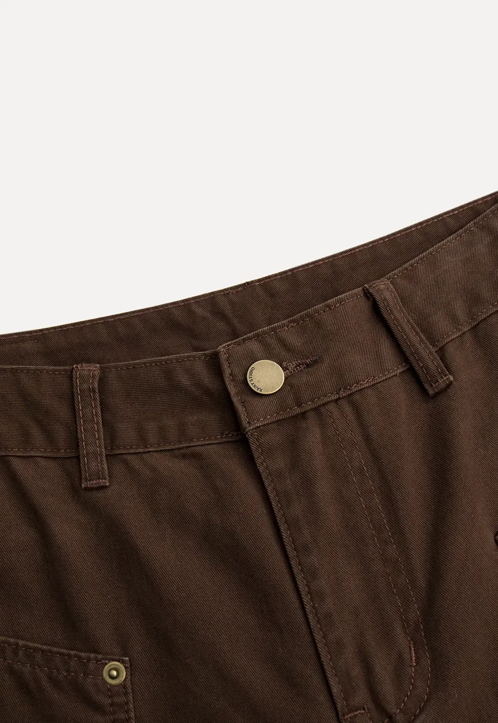 High-Waist Wide-Leg Utility Pants