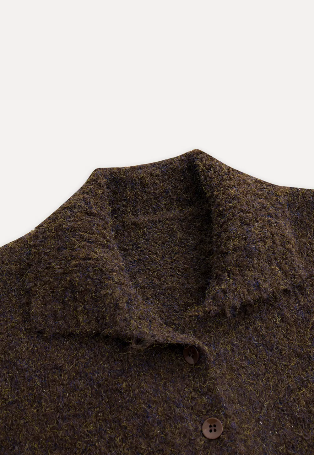 Button-Up Knit Vest with Collar