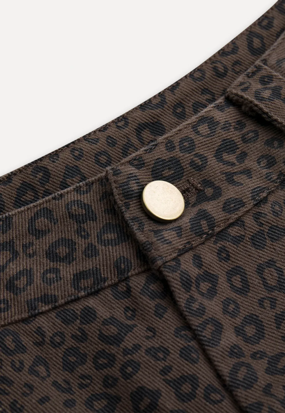 Leopard Print Wide Leg Pants