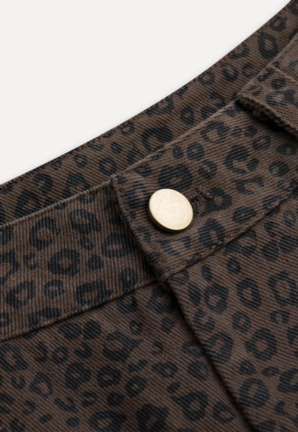 Leopard Print Wide Leg Pants