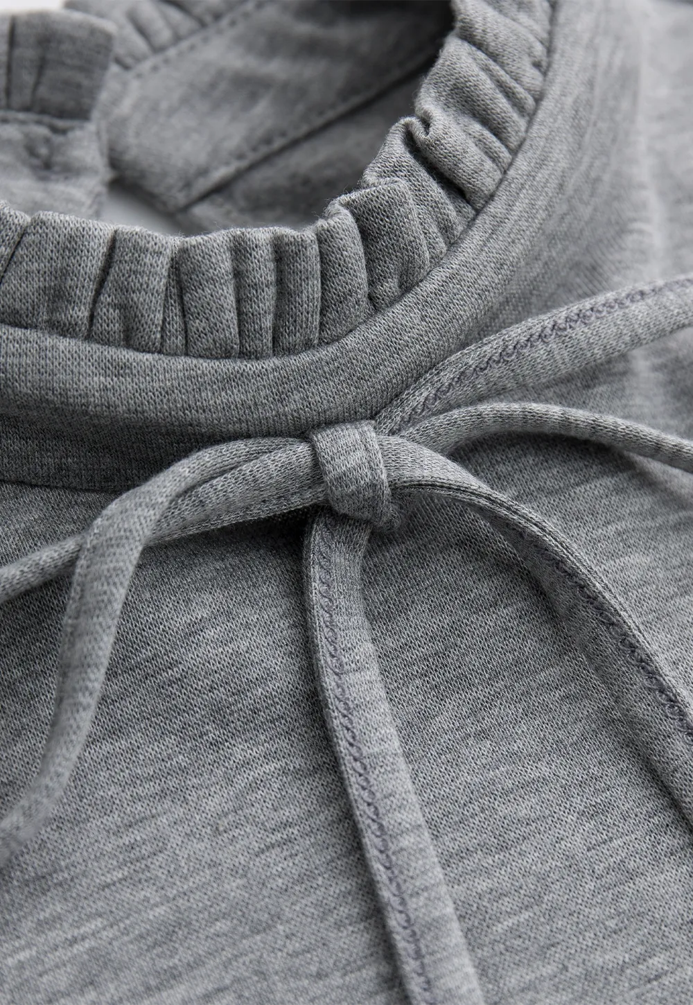 Ruffle Mock Neck Knit Top for Women Winter