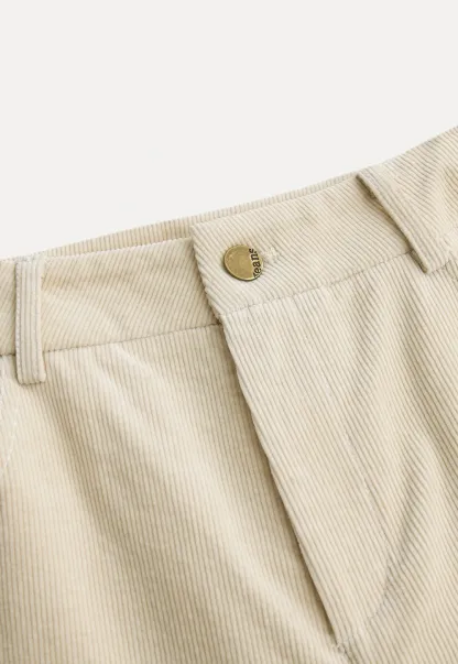 Women High Waist Corduroy Pants Wide Leg Casual