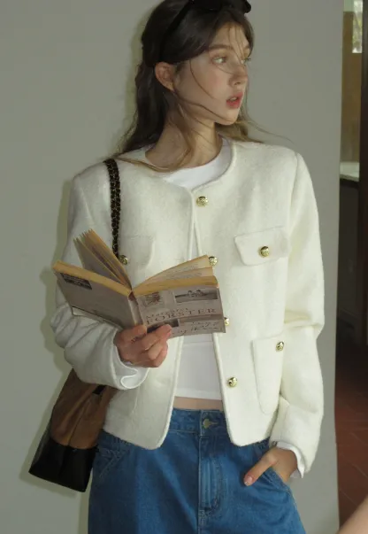 Womens Tweed Short Jacket