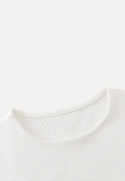 Women Slim Fit Long Sleeve Ribbed Knit Top