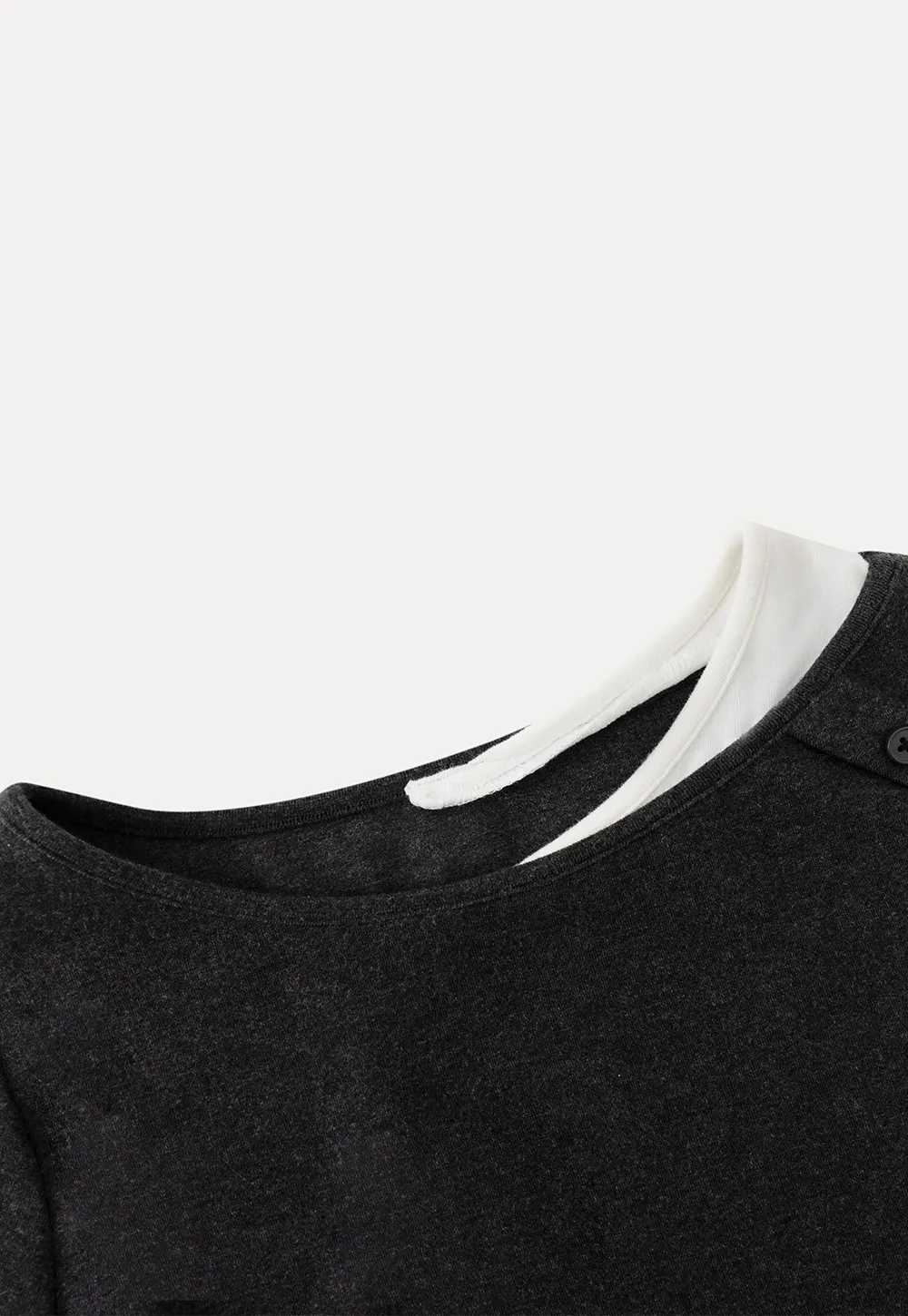 Women Long Sleeve Button Detail Top