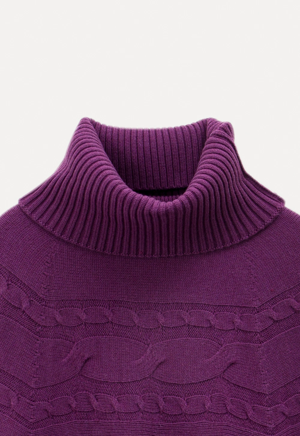 Women Ribbed Turtleneck Sweater