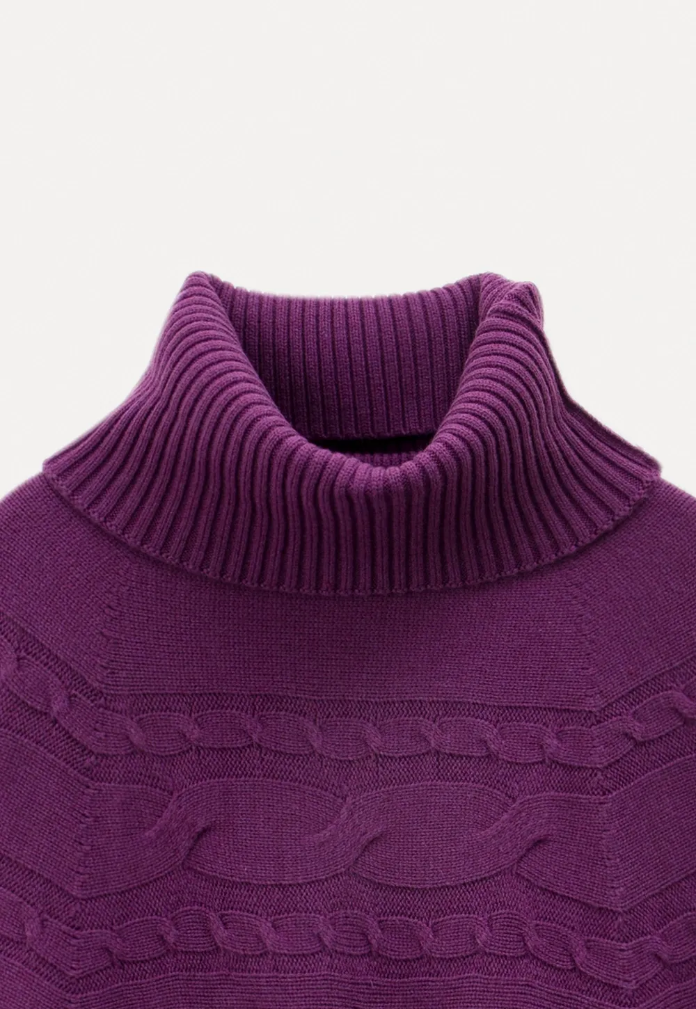 Women Ribbed Turtleneck Sweater