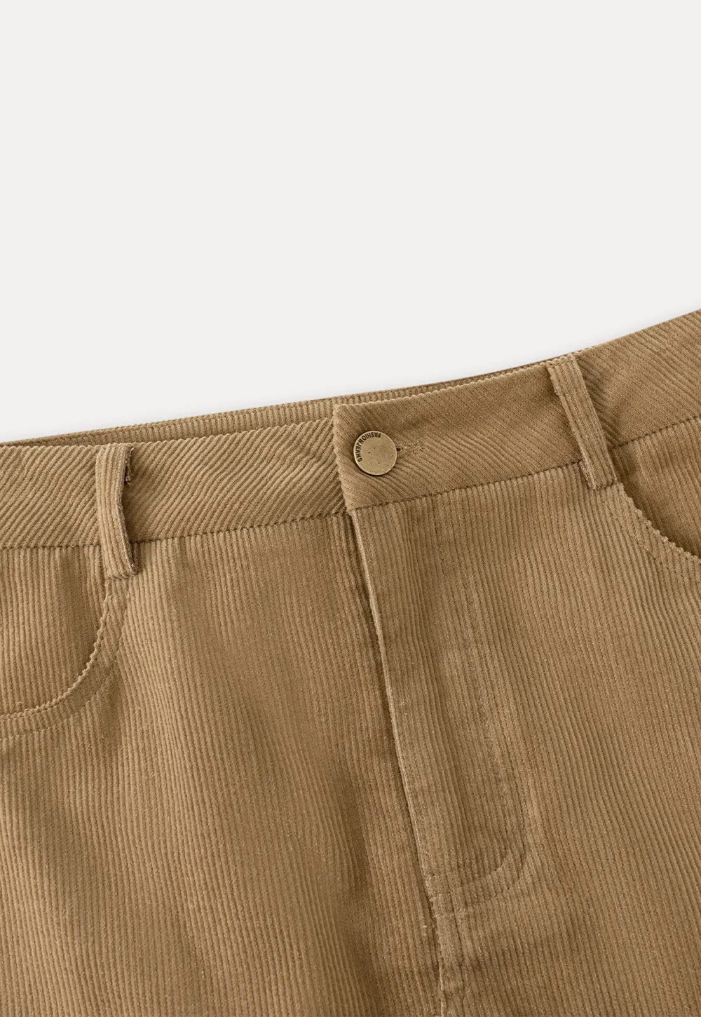 Corduroy A-Line Mini Skirt
