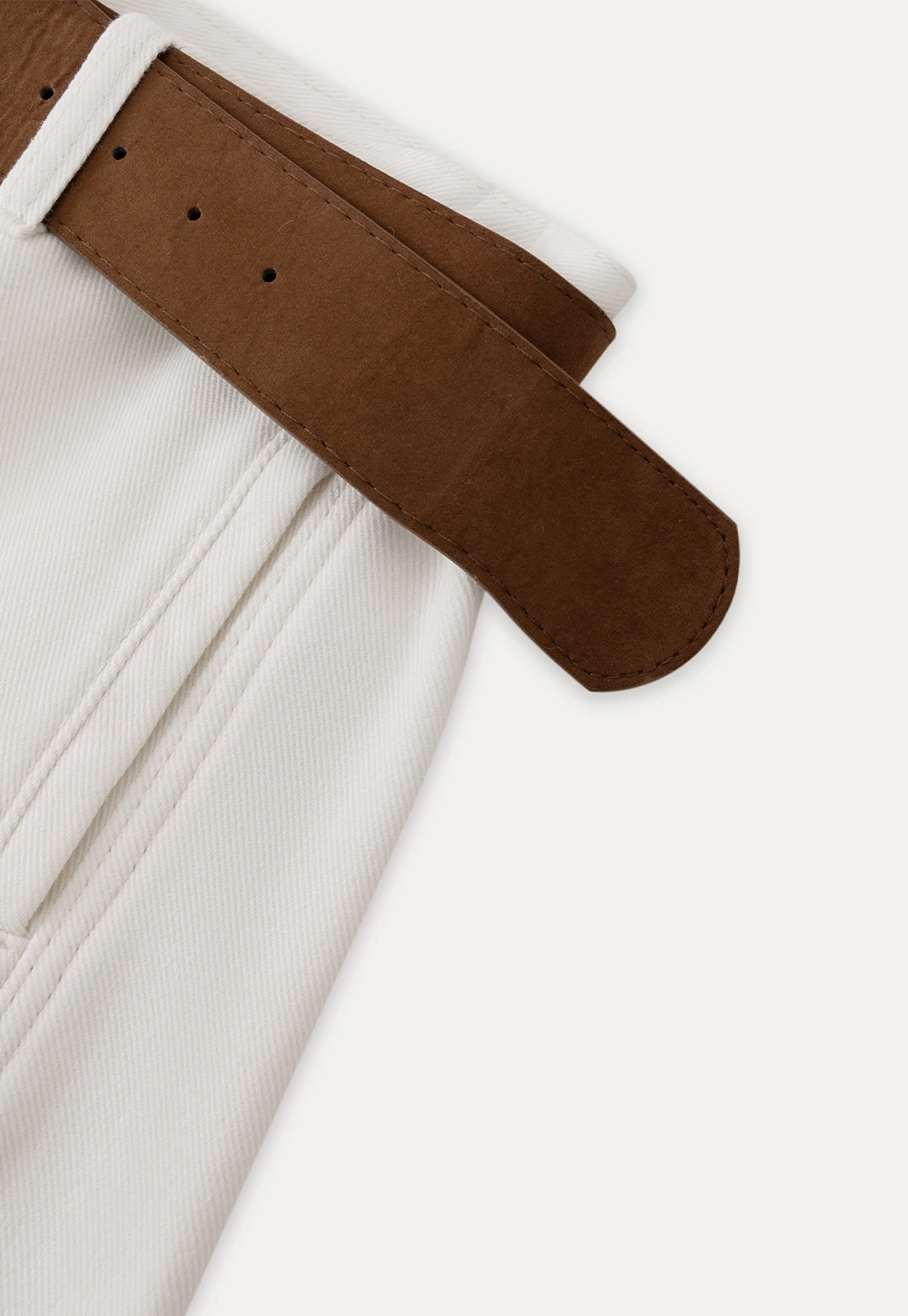 Womens High Waist Wide Leg Pants with Belt