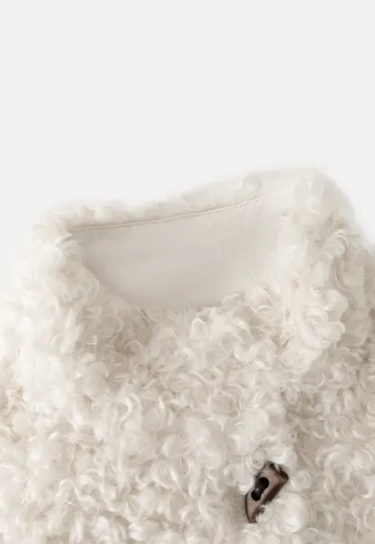 Faux Shearling Toggle Jacket