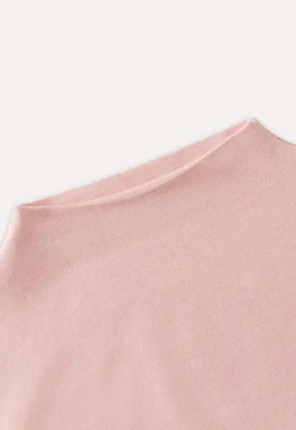 Basic Mock Neck Long Sleeve Top