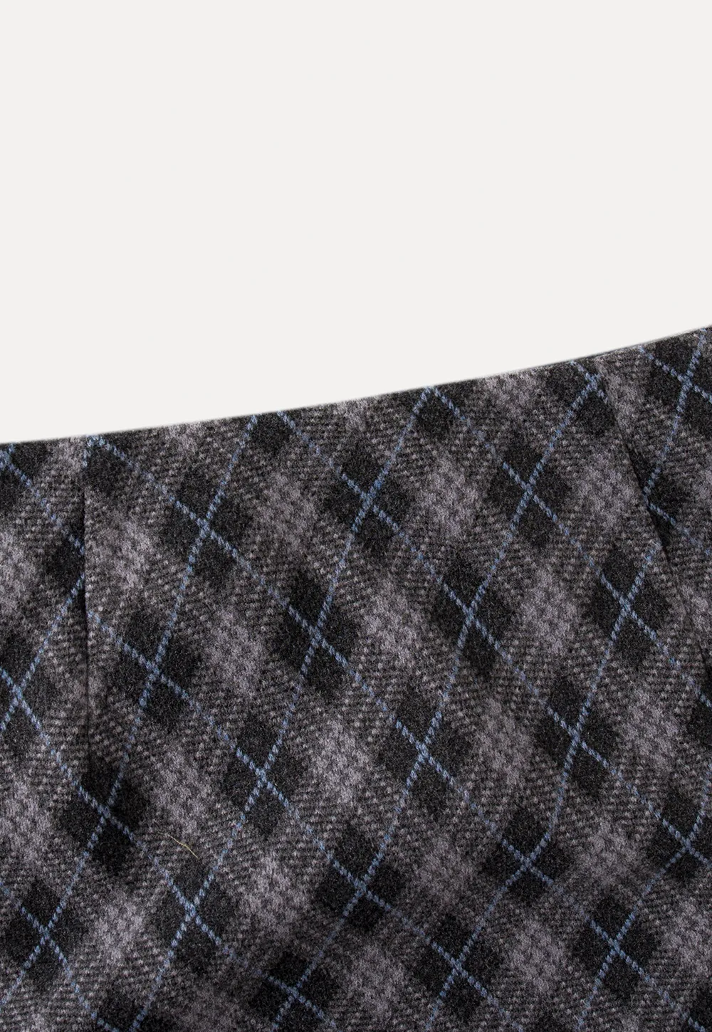 Plaid A-Line Mini Skirt