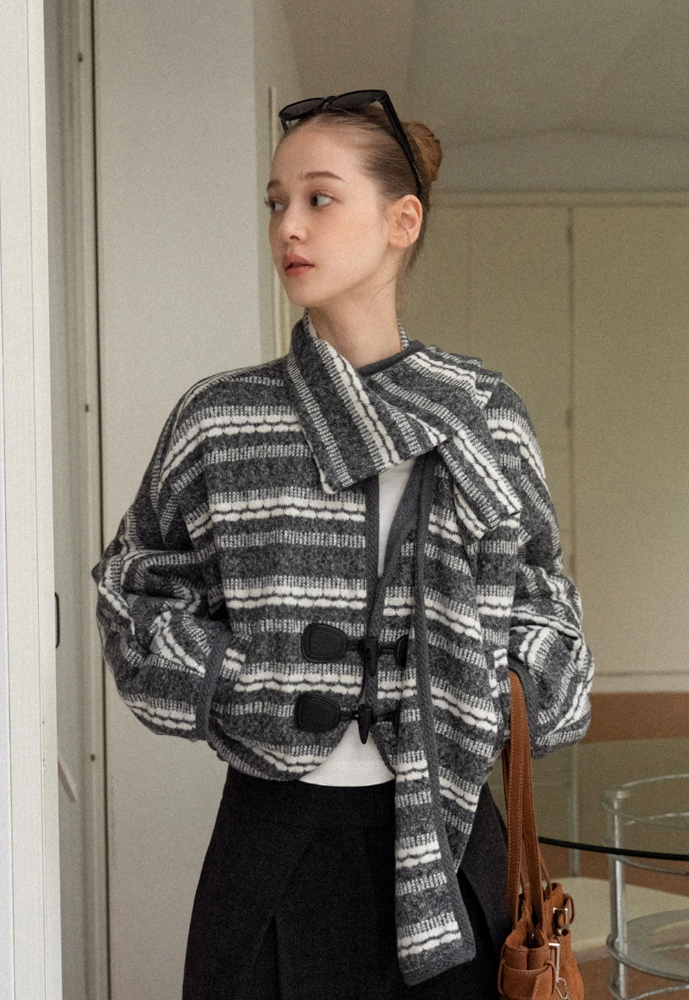 Retro Stripe Fleece Jacket