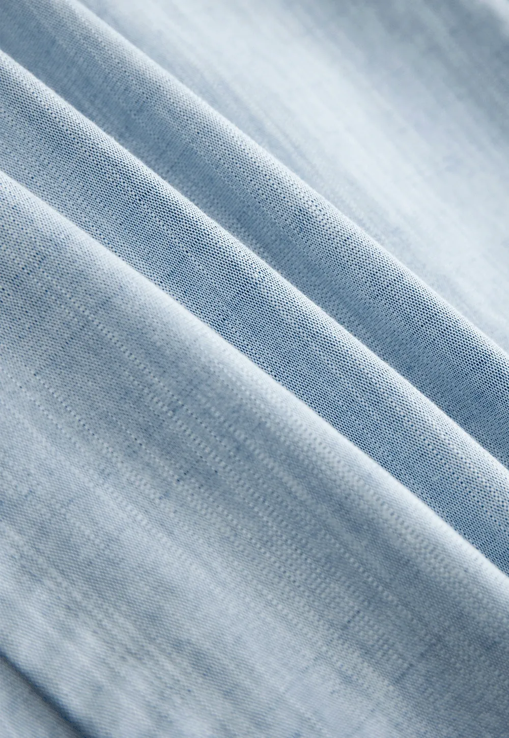 Women’s Sleeveless Tie Waist Chambray Dress