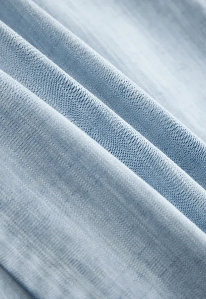 Women’s Sleeveless Tie Waist Chambray Dress