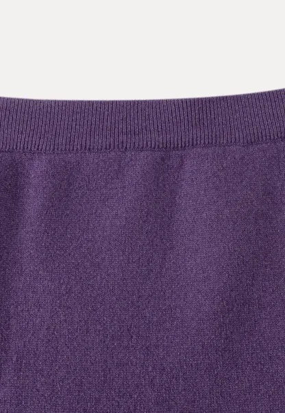 Elegant A-Line Knitted Skirt