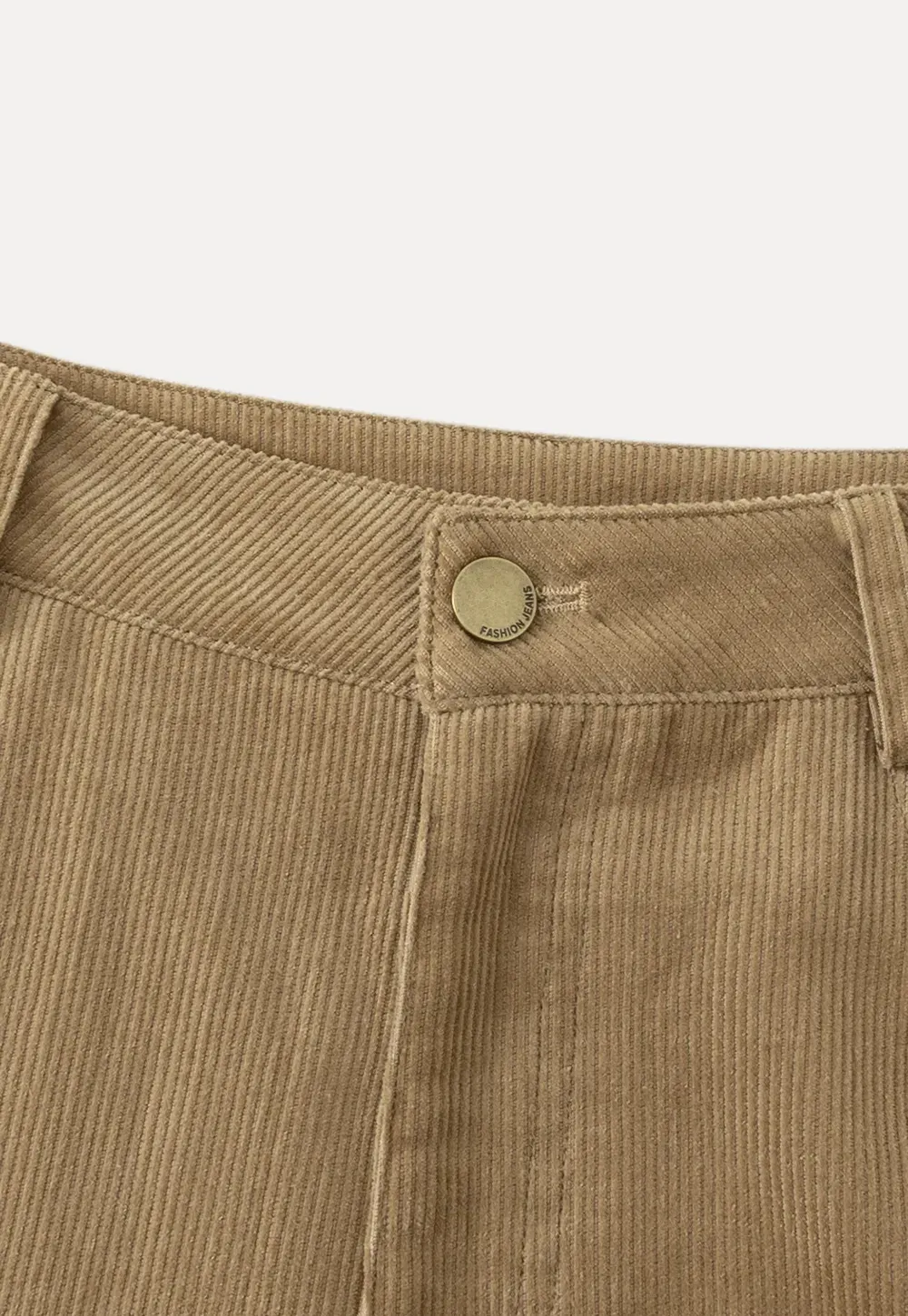 Wide-Leg Corduroy Pants