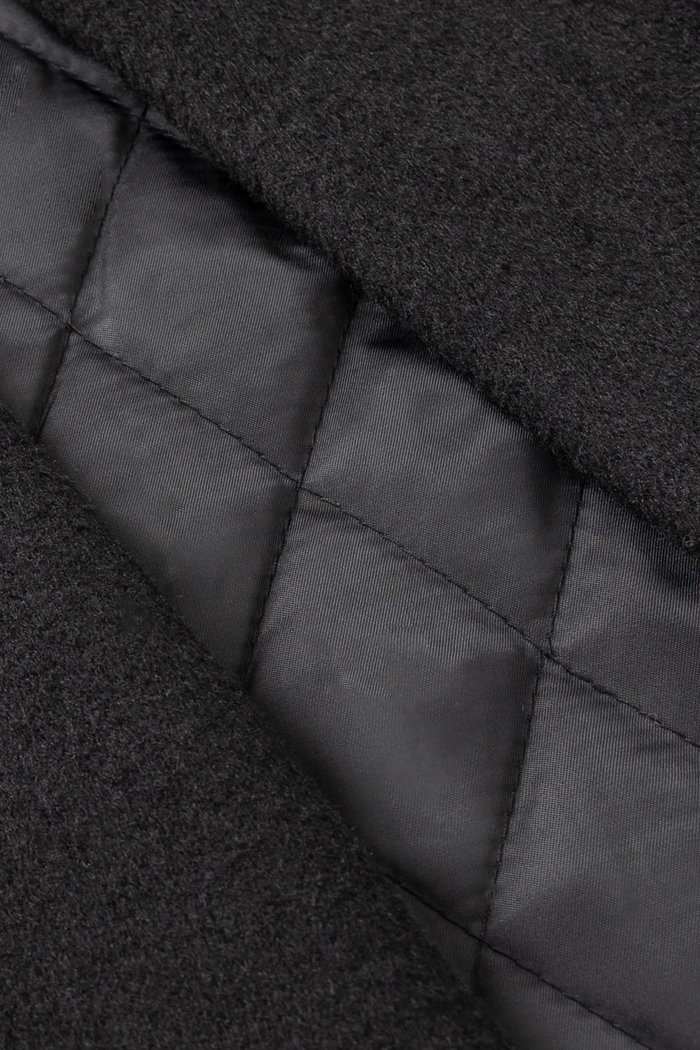 Womens Chic A-Line Buttoned Long Wool Coat