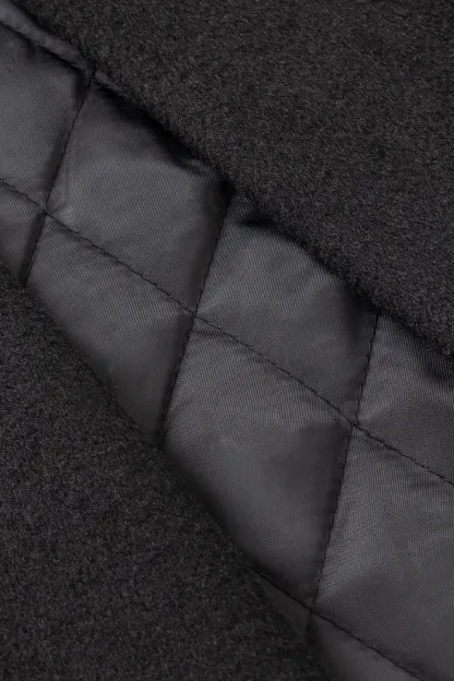 Womens Chic A-Line Buttoned Long Wool Coat