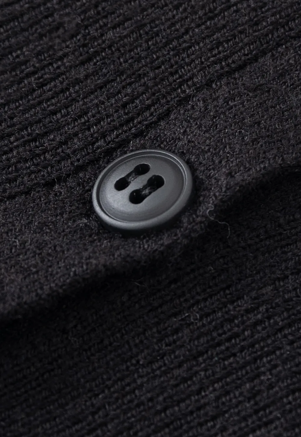 Collar Detail Knit Sweater with Side Button Hem