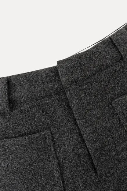 Cozy Wool Shorts with Big Pockets