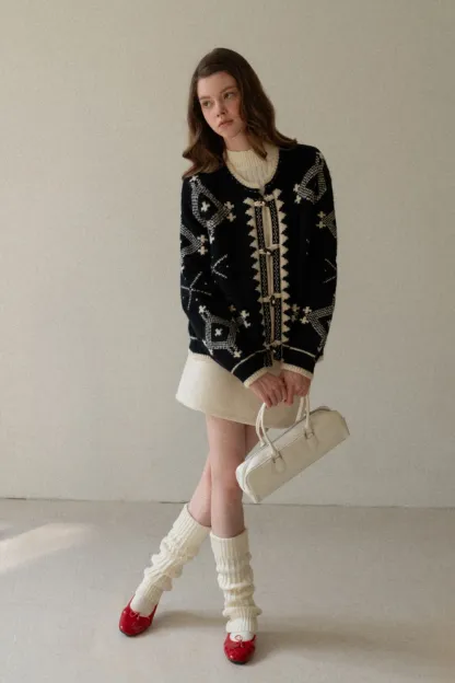 Toggle Button Cardigan Sweater