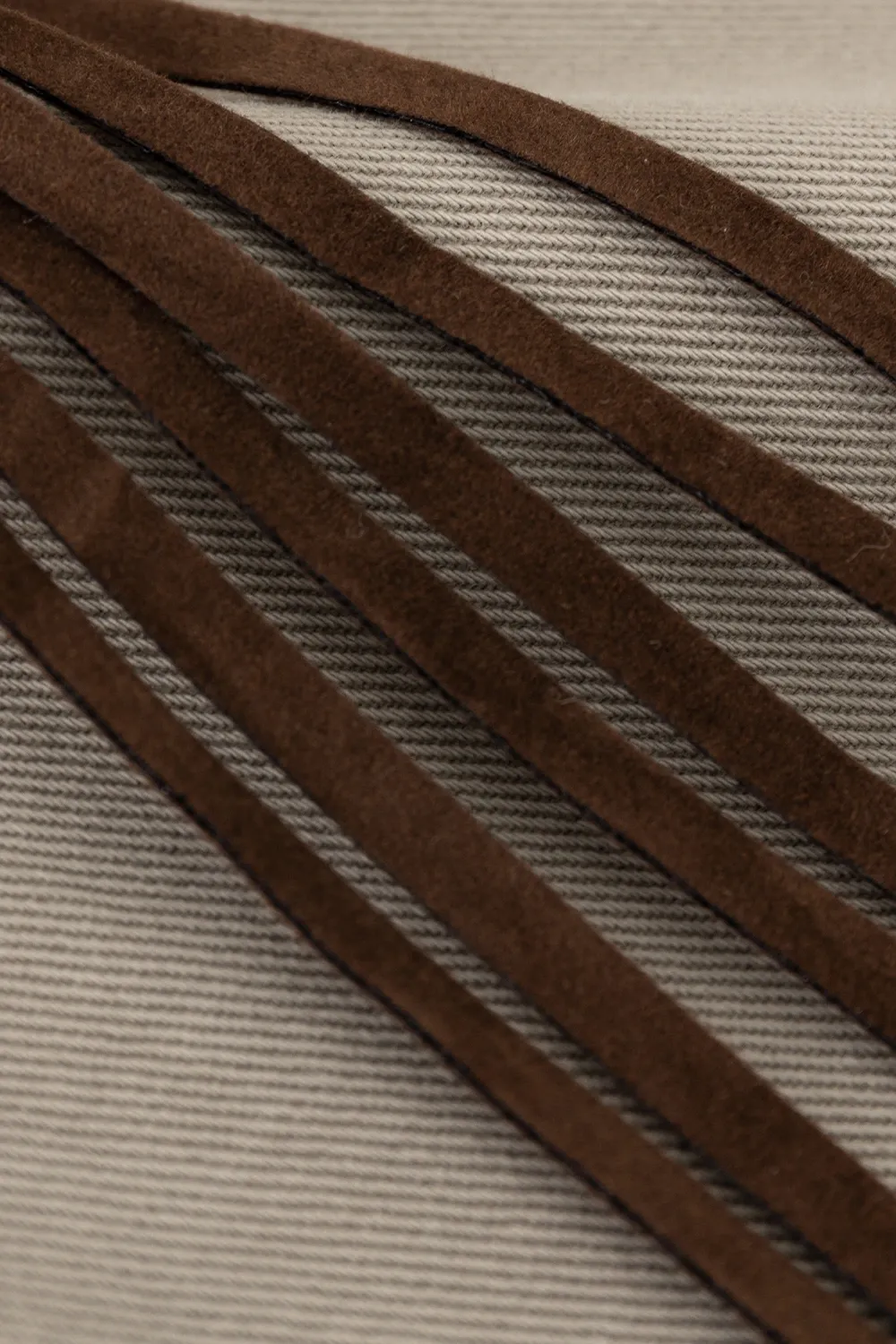 Loose Fleece-Lined Jeans with Tassel Belt