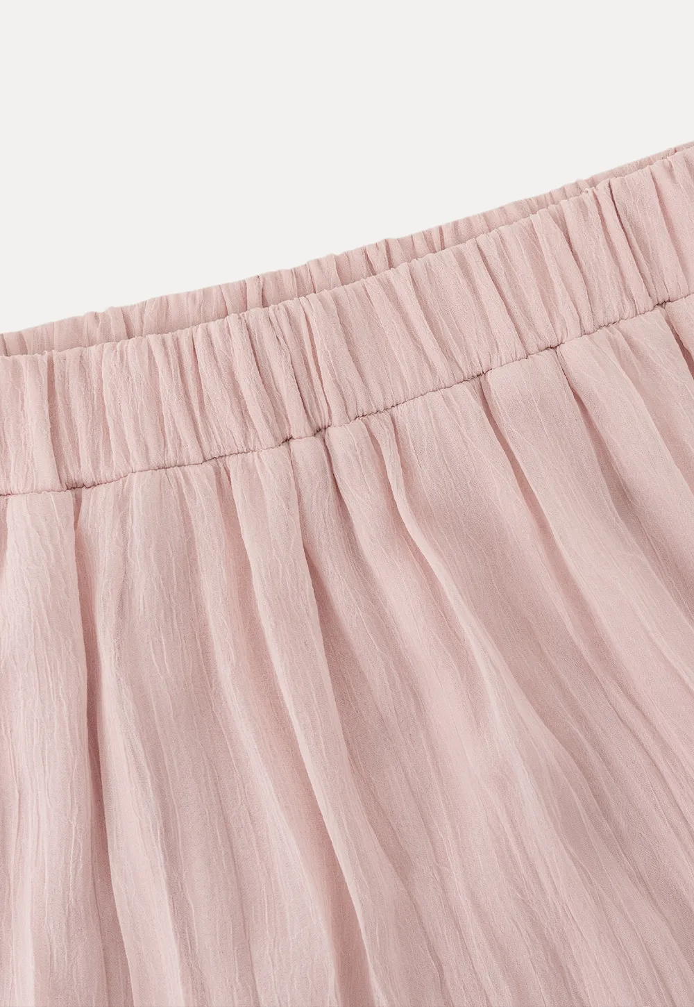 Tiered Crinkle Maxi Skirt