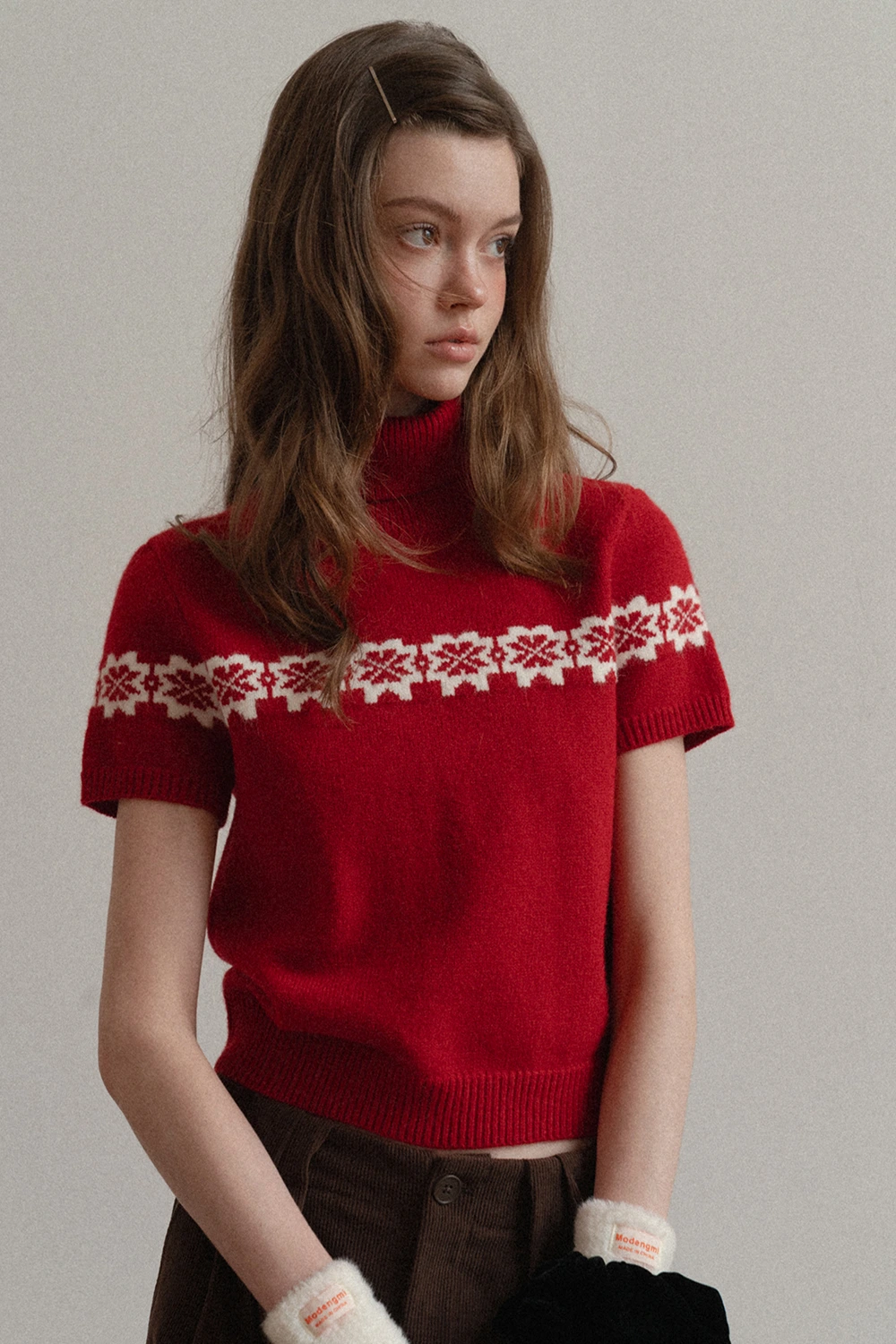 Fair Isle Sweater & Cardigan Set